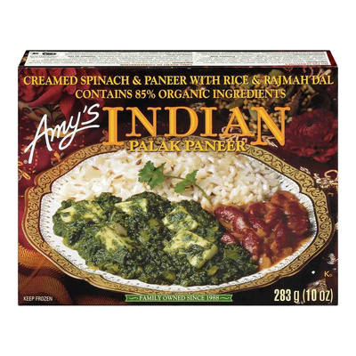 Amy's Chocolate Palak Paneer, 283 g