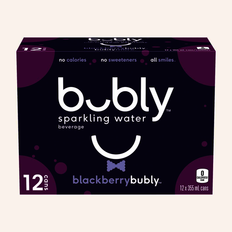 BUBLY Blackberry Sparkling Water 12 Pack
