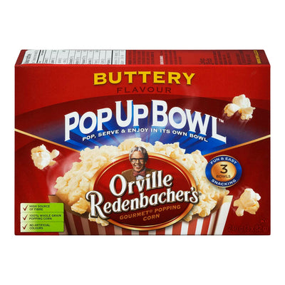 ORVILLE Redenbacher's Pop Up Bowls Popcorn 246g