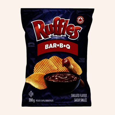 RUFFLES BAR-B-Q Potato Chips 200g