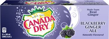 CANADA DRY GINGERALE BLACK CHE 12 x 355