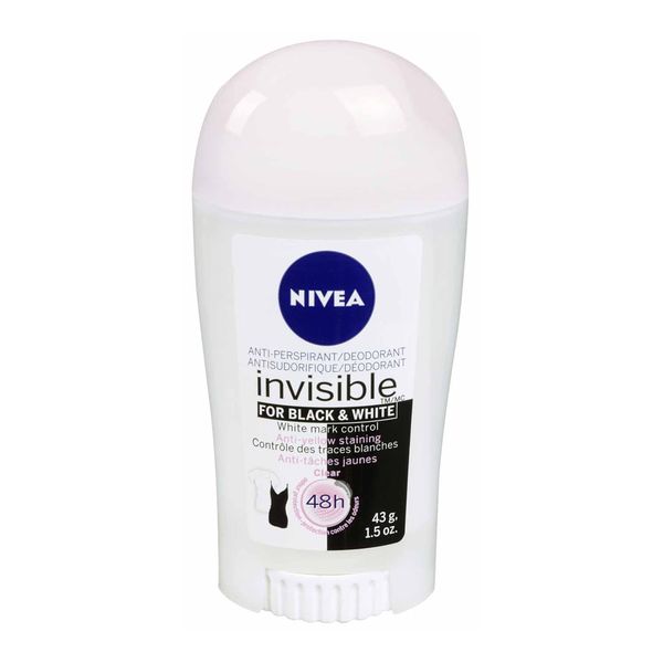 NIVEA Invisible for Black & White Antiperspirant Deodorant 43g