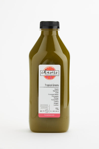 Chasers Tropical Greens Fruit & Vegetable Smoothie, 1 l