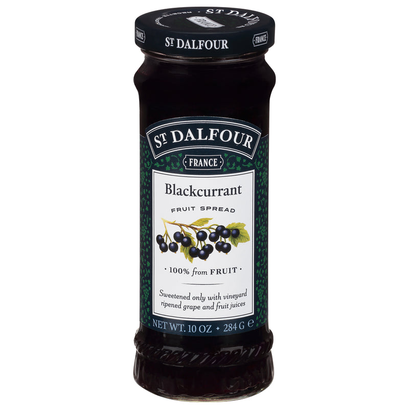 ST DALFOUR Black Currant 100% Fruit Spread 283g