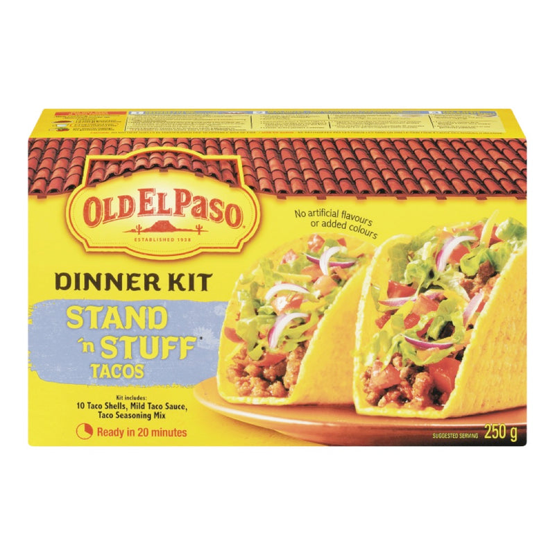 OLD EL PASO Stand N Stuff Tacos Dinner Kit 250g