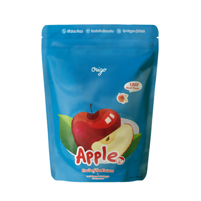 Origo Gluten Free No Sugar Added 100% Real Fruit Freeze-Dried Apple, 250 g