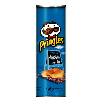 PRINGLES Salt & Vinegar Potato Chips 156g