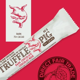 TRUFFLE PIG Dark Chocolate 40g