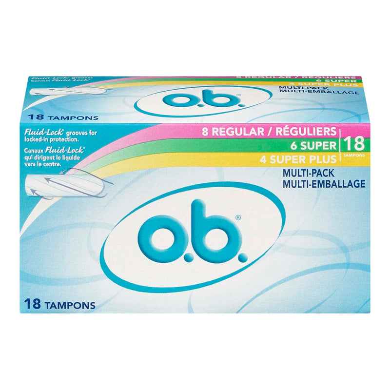 O.B. Multipack Tampons, 18 ct