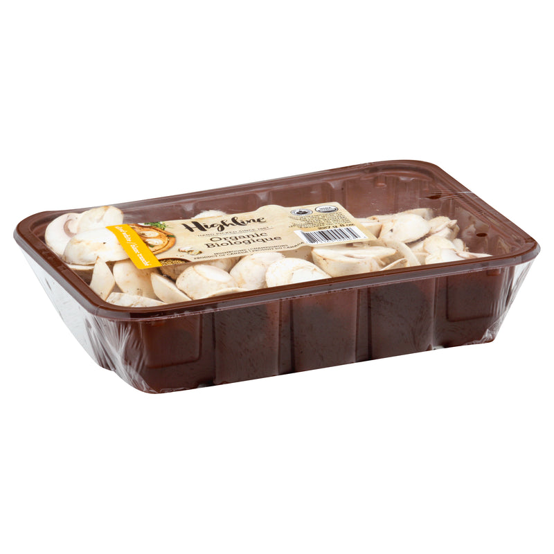 Highline Organic Sliced White Mushrooms, 227 g