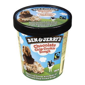 BEN & JERRY'S Chocolate Chip Cookie Dough 500ml