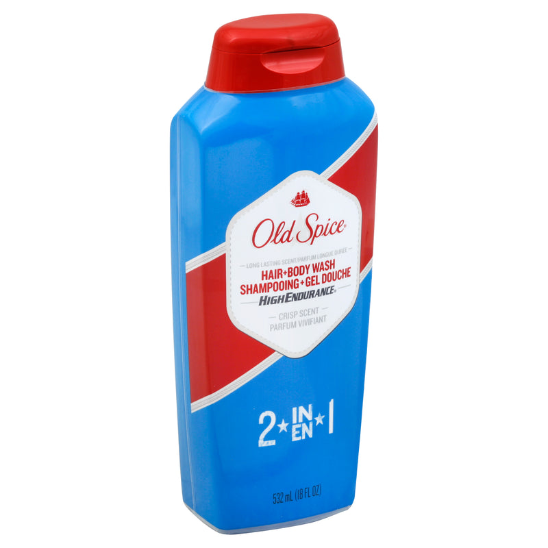 OLD SPICE High Endurance 2 in 1 Body & Hair Wash 532ml