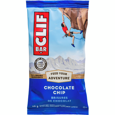 Clif Bar Chocolate Chip Energy Bar, 68 g