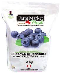 FARM MARKET BLUEBERRIES 2KG