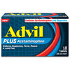 ADVIL PLUS ACETAMINOPHEN 12 EA