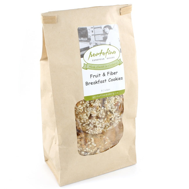 PORTOFINO Fruit & Fibre Cookies, 8/bag