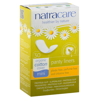 NATRACARE Mini Cotton Panty Liners 30's