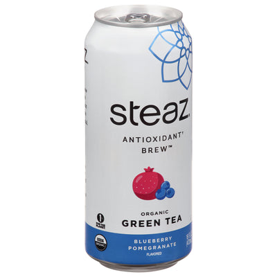 STEAZ Iced Green Tea Organic Blueberry Pomegranate 473ml