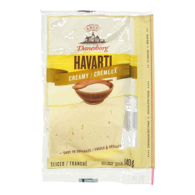 DANESBORG Sliced Havarti Cheese 140g