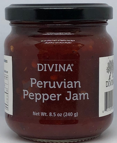 Divina Peruvian Pepper Jam, 241 g
