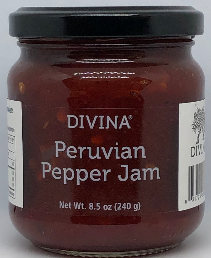 Divina Peruvian Pepper Jam, 241 g
