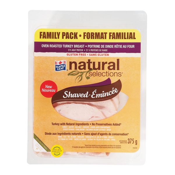 Natural Selections Over Roasted Turkey Breast, 375 g