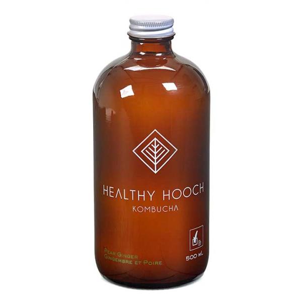 HEALTHY HOOCH Pear Ginger Kombucha 500ml