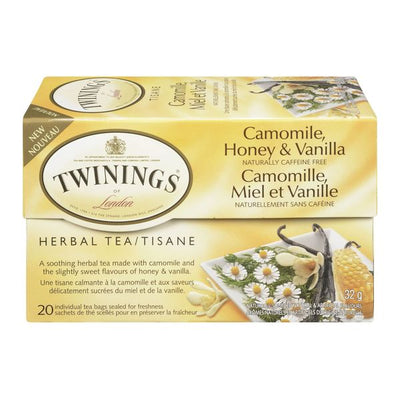 Twinings Of London Camomile Honey And Vanilla Herbal Tea Bags, 20 ct