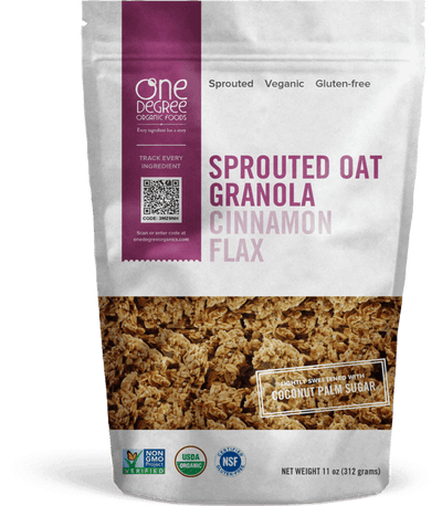 One Degree Sprouted Oat Granola, 312 g