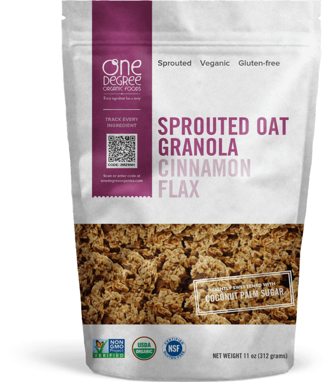One Degree Sprouted Oat Granola, 312 g