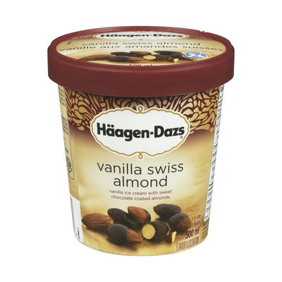 HAAGEN DAZS Vanilla Swiss Almond Ice Cream 500ml