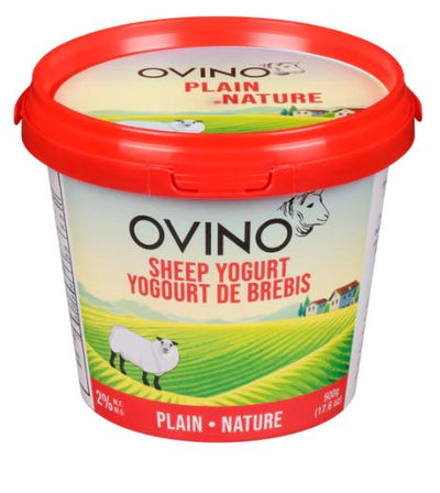 Ovino 2% Plain Sheep Yogurt, 500 g