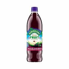 ROBINSONS APPLE & BLACKCURRANT 1 ltr