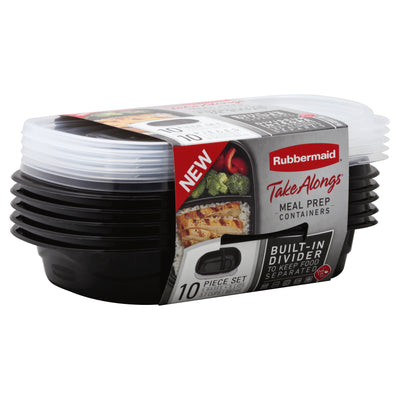 Rubbermaid Meal Prep Containers, 10 set