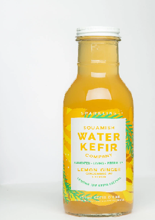 SQUAMISH WATER CO. Kefir Lemon Ginger 500mL