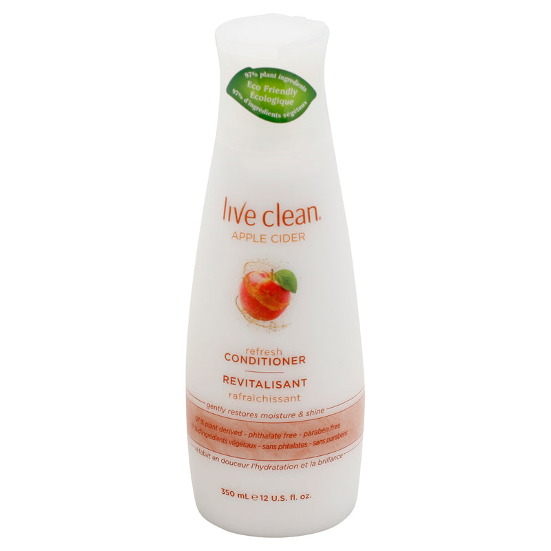 Live Clean Refresh Apple Cider Conditioner, 350 mL