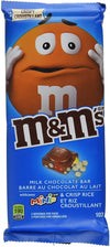 M&M's Crisp Rice & Mini Candies Milk Chocolate Bar, 107 g