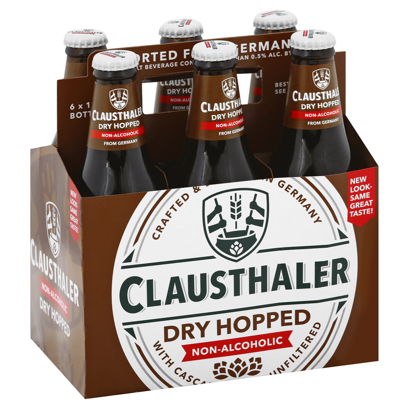 Clausthaler Dry Hopped Non-Alcoholic Malt Beverage, 12 bottles, 6 ct