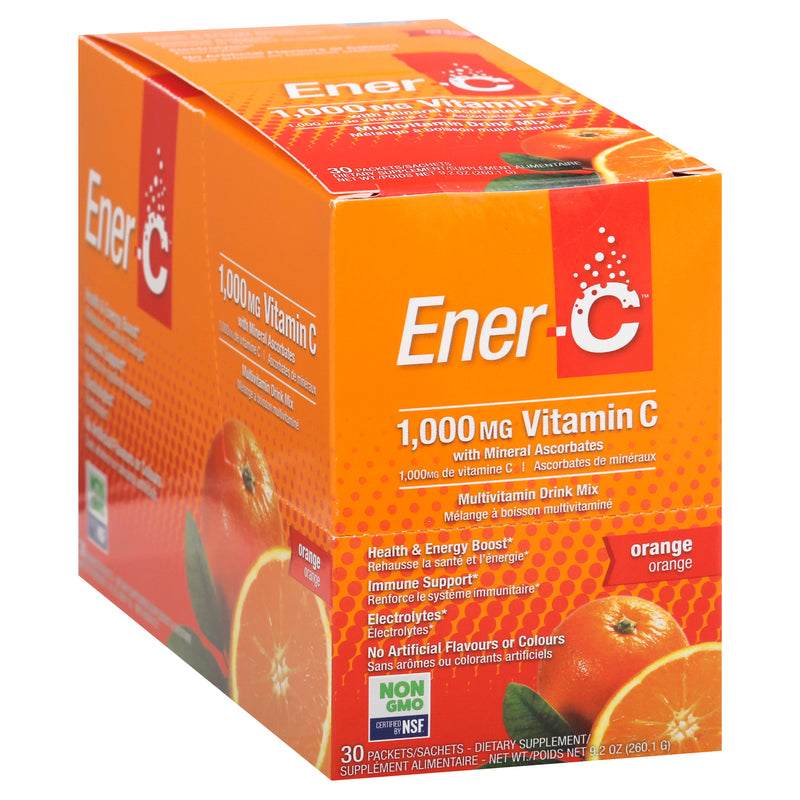 Ener-C Vitamin C 1000 mg Orange Multivitamin Drink Mix, 30 packets