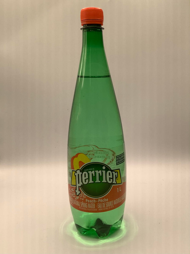 Perrier Peach Sparkling Water, 1 l