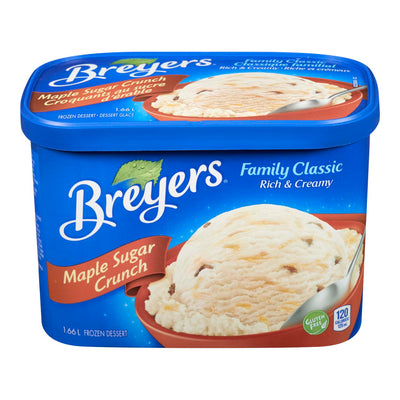 Breyers Maple Sugar Crunch Frozen Dessert, 1.66 l