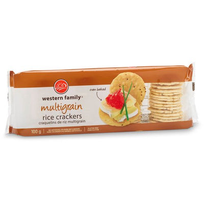 Western Family Multigrain Rice Crackers, 100 g