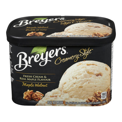 Breyers Creamery Style Maple Walnut Ice Cream, 1.66 l