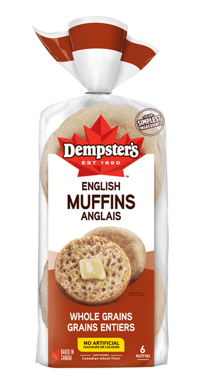 Dempster's Whole Grains English Muffins, 6 ct