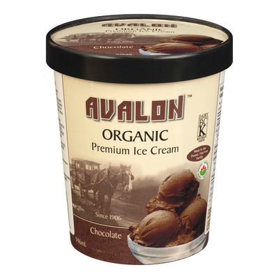 Avalon Organic Chocolate Premium Ice Cream, 346 mL