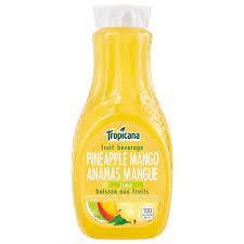 TROPICANA PINEAPPLE MANGO 1.54 1.65 l