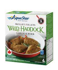 AQUA STAR GARLIC & HERB HADDOC 400 g