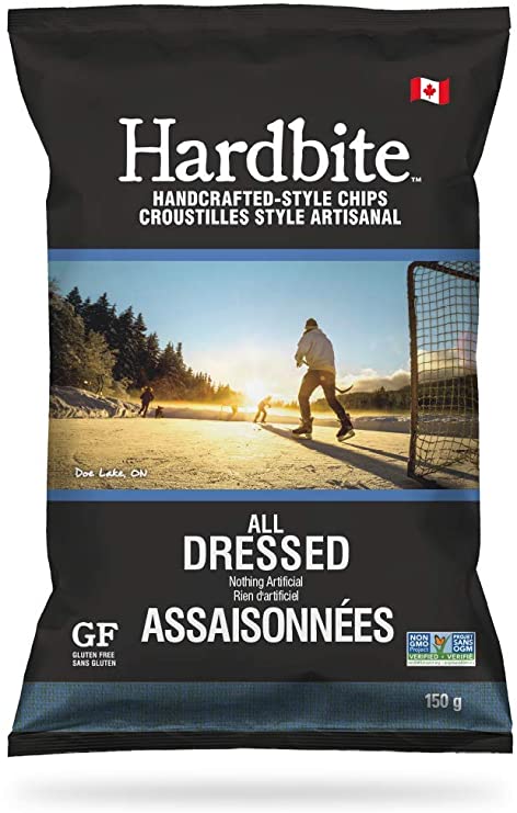 HARDBITE All Dressed Handcrafted-Style Chips 150g