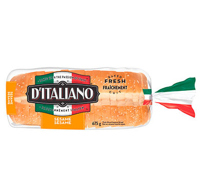D'ITALIANO Sesame White Bread 675g