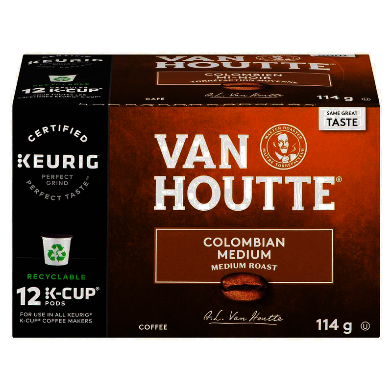 Van Houtte K-Cup Colombian Medium Coffee, 12 k-cup